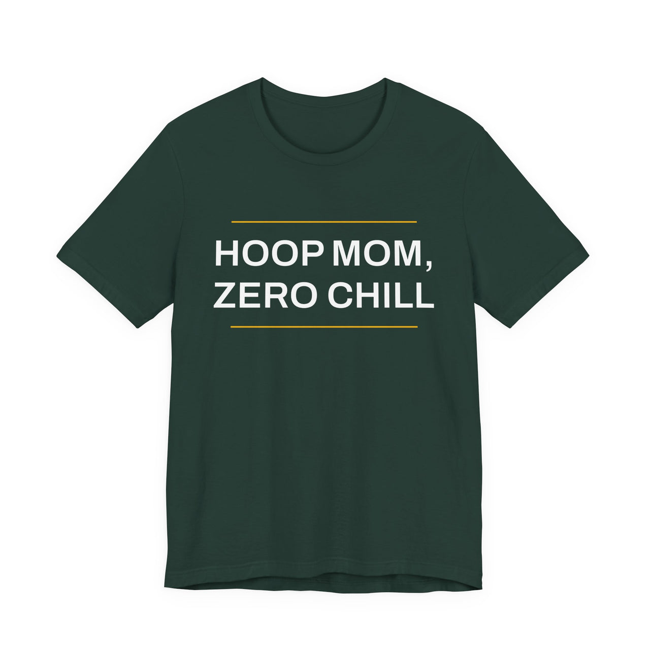 Hoop Mom, Zero Chill — Basketball T-Shirt