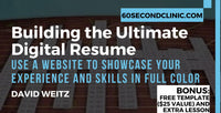 Thumbnail for Building the Ultimate Digital Resume BONUS TEMPLATE INCLUDED ($25 VALUE)