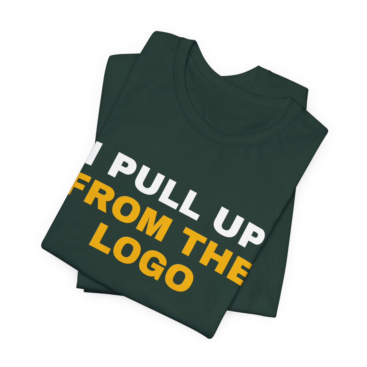 I Pull Up From The Logo — Basketball T-Shirt
