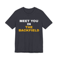 Thumbnail for Meet You In The Backfield — Football T-Shirt