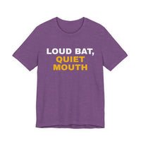 Thumbnail for Loud Bat, Quiet Mouth — Baseball T-Shirt