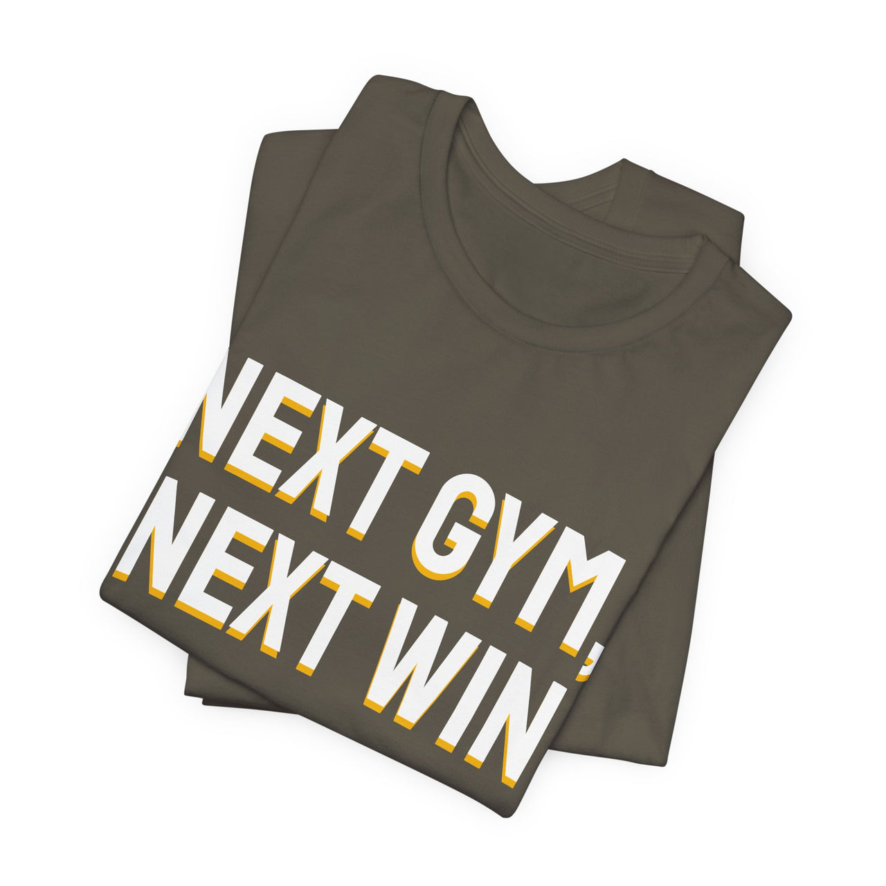 Next Gym, Next Win — Basketball T-Shirt