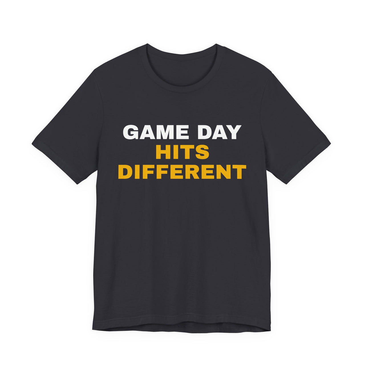 Game Day Hits Different — Football T-Shirt