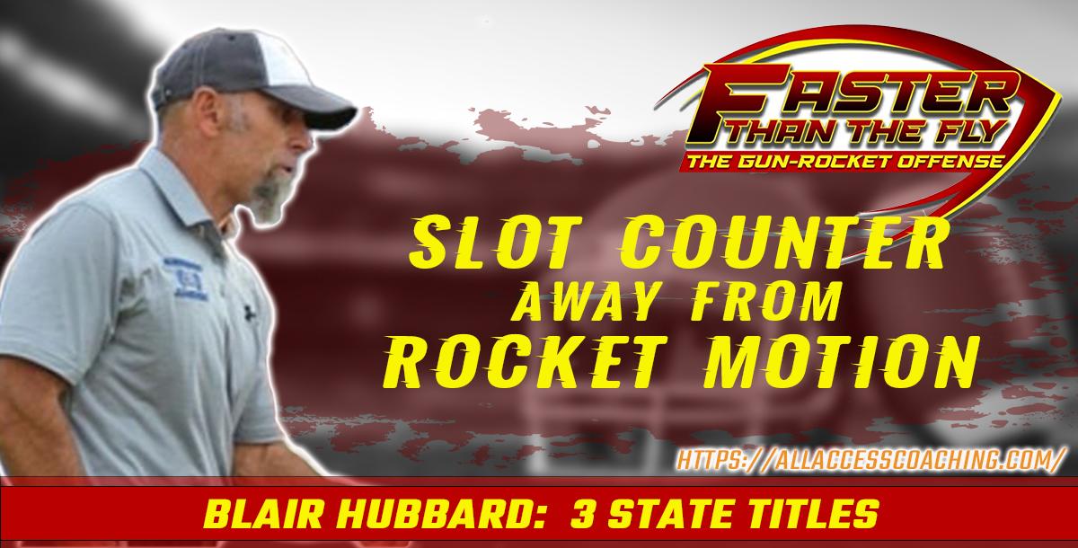 Slot Counter Away from Rocket Motion