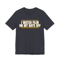 Thumbnail for I Watch Film On My Days Off — Basketball T-Shirt