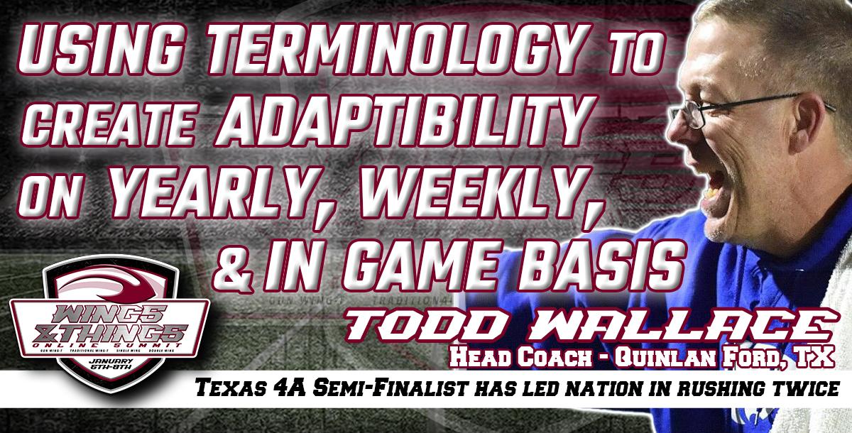 Using Terminology to Create Adaptability on Yearly, Weekly, & In Game Basis