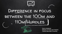 Thumbnail for Difference in Focus between 100 Hurdles & 110 Hurdles