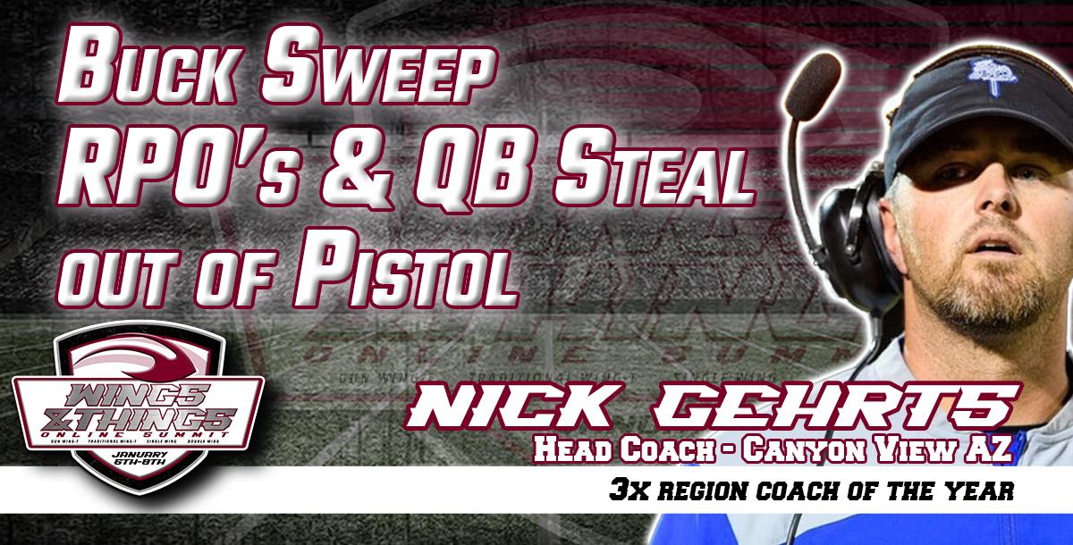 Buck Sweep RPOs & QB Steal out of Pistol – HoopsKing