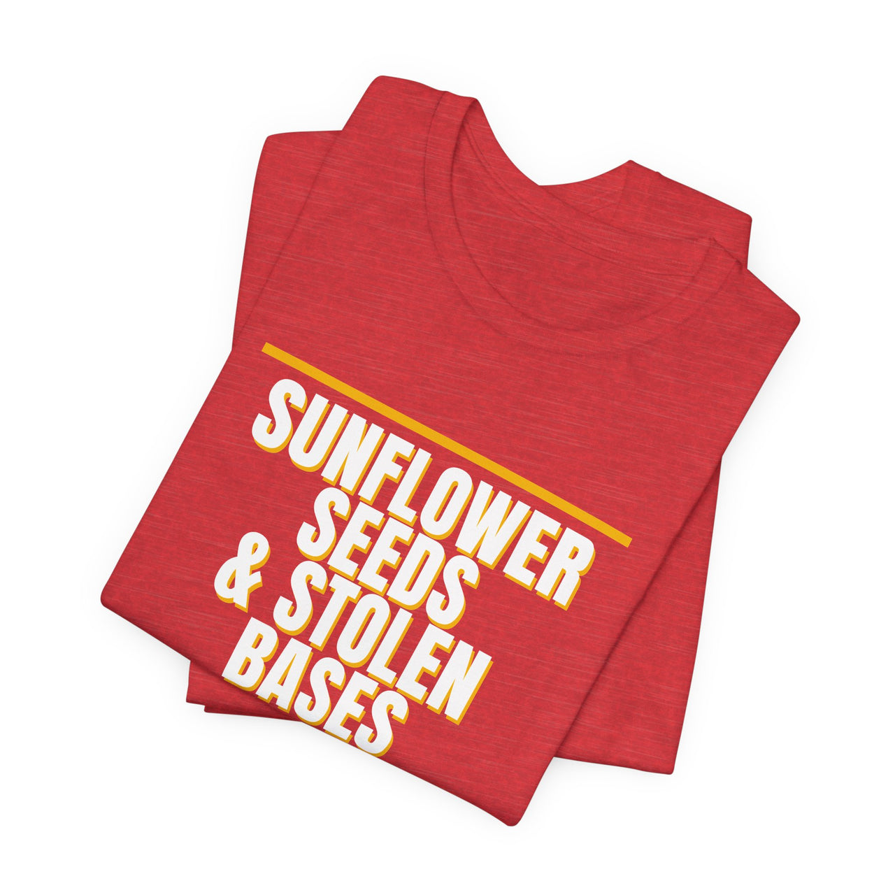 Sunflower Seeds & Stolen Bases — Baseball T-Shirt