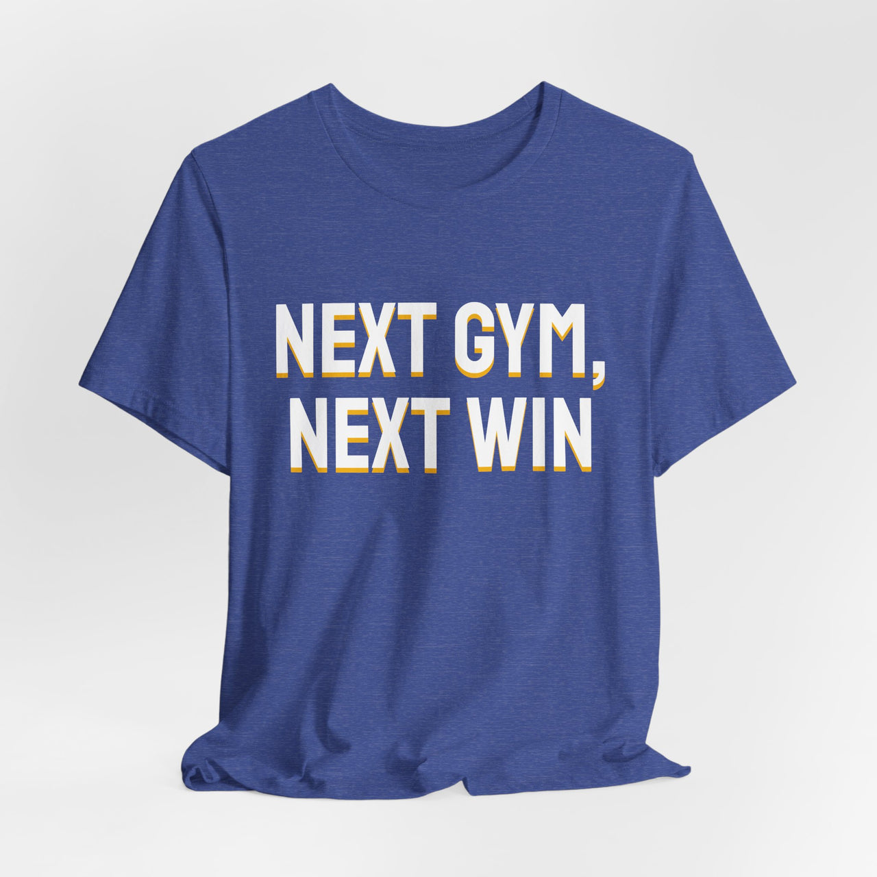 Next Gym, Next Win — Basketball T-Shirt