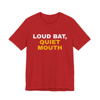 Thumbnail for Loud Bat, Quiet Mouth — Baseball T-Shirt