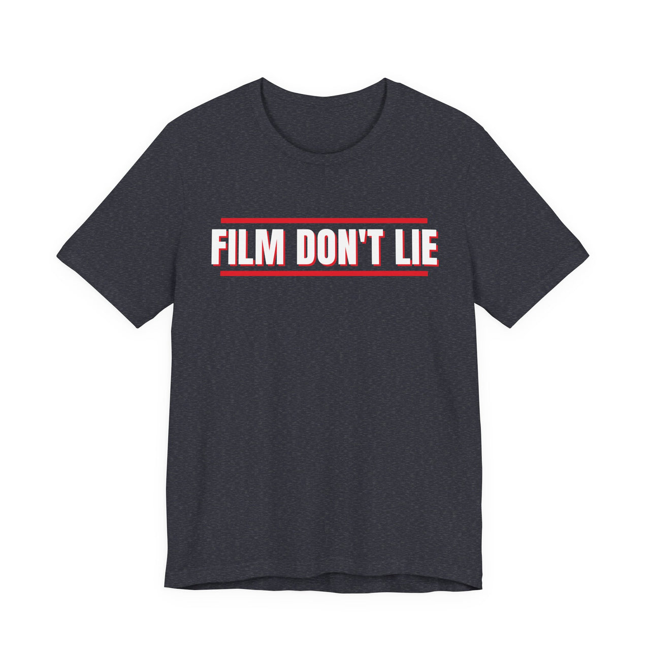 Film Don't Lie (Red / Black) — Football T-Shirt