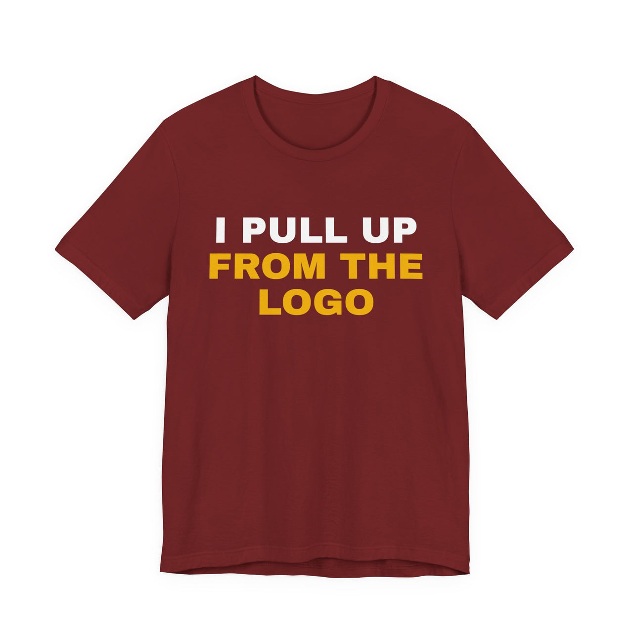 I Pull Up From The Logo — Basketball T-Shirt