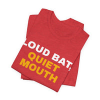 Thumbnail for Loud Bat, Quiet Mouth — Baseball T-Shirt