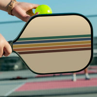 Thumbnail for 16MM Retro Stripes Pickleball Paddle