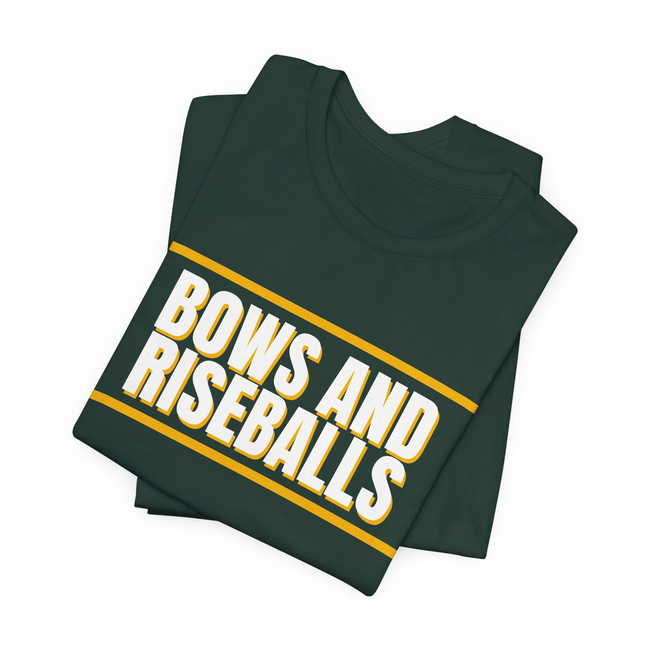 Bows And Riseballs — Softball T-Shirt