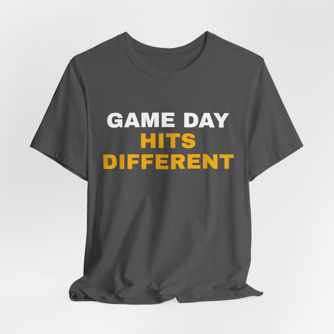 Game Day Hits Different — Football T-Shirt