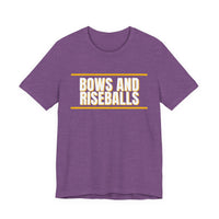 Thumbnail for Bows And Riseballs — Softball T-Shirt