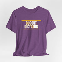 Thumbnail for Dugout Dictator — Baseball T-Shirt