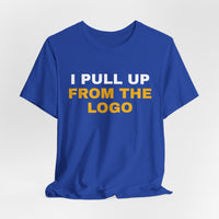 Thumbnail for I Pull Up From The Logo — Basketball T-Shirt
