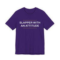 Thumbnail for Slapper With An Attitude — Softball T-Shirt