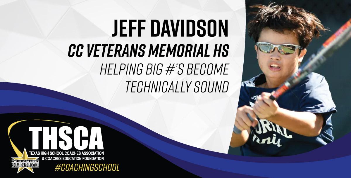 Jeff Davidson - Veterans Mem. - TENNIS - Helping BIG #`s Become Sound
