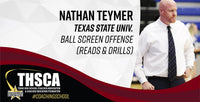 Thumbnail for Nathan Teymer - Texas State Univ. - BASKETBALL DEMO - Ball Screen Offense