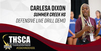 Thumbnail for Carlesa Dixon - Summer Creek - LIVE BASKETBALL DEMO - Defense