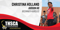 Thumbnail for Christina Holland - Judson HS - Beginner Hurdles