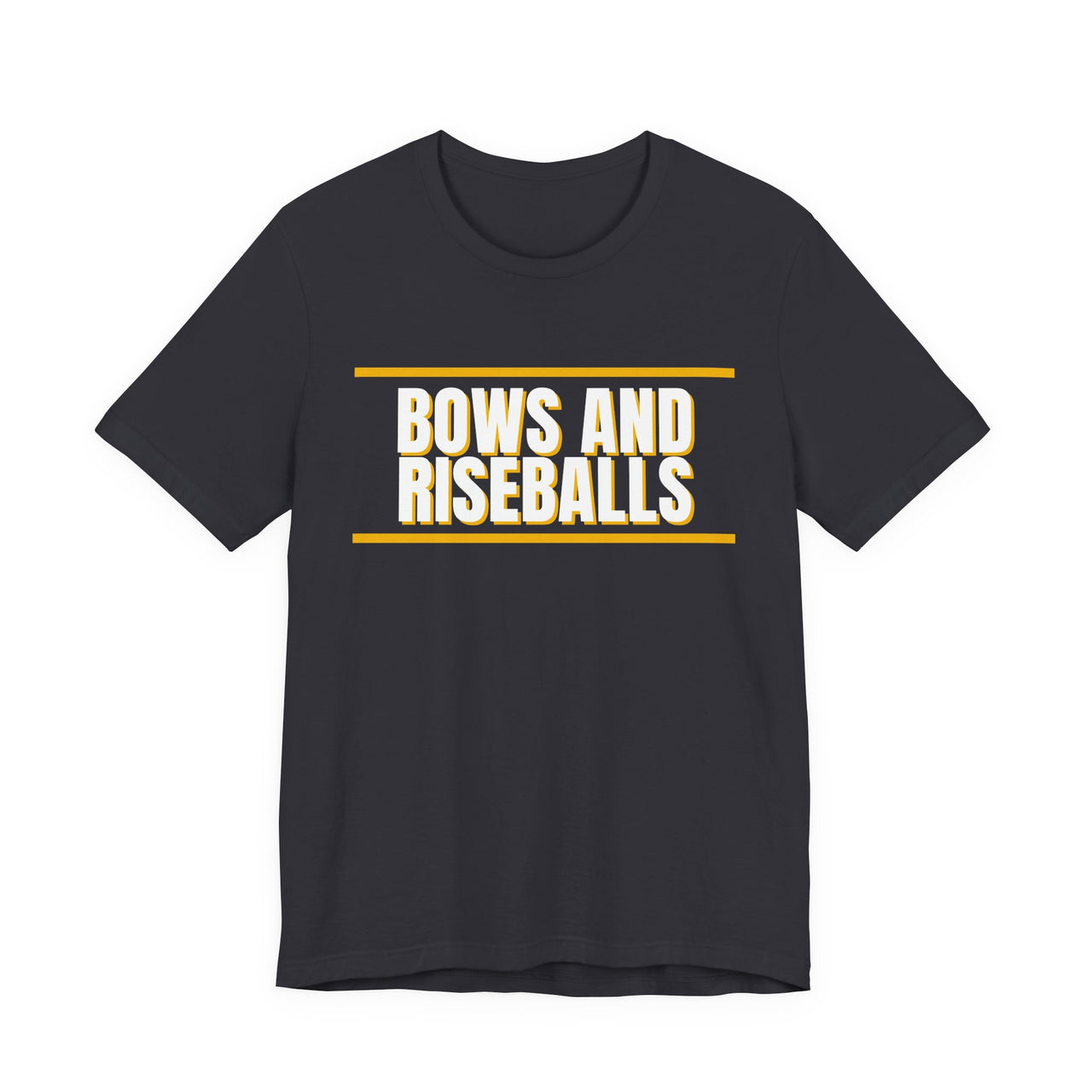 Bows And Riseballs — Softball T-Shirt