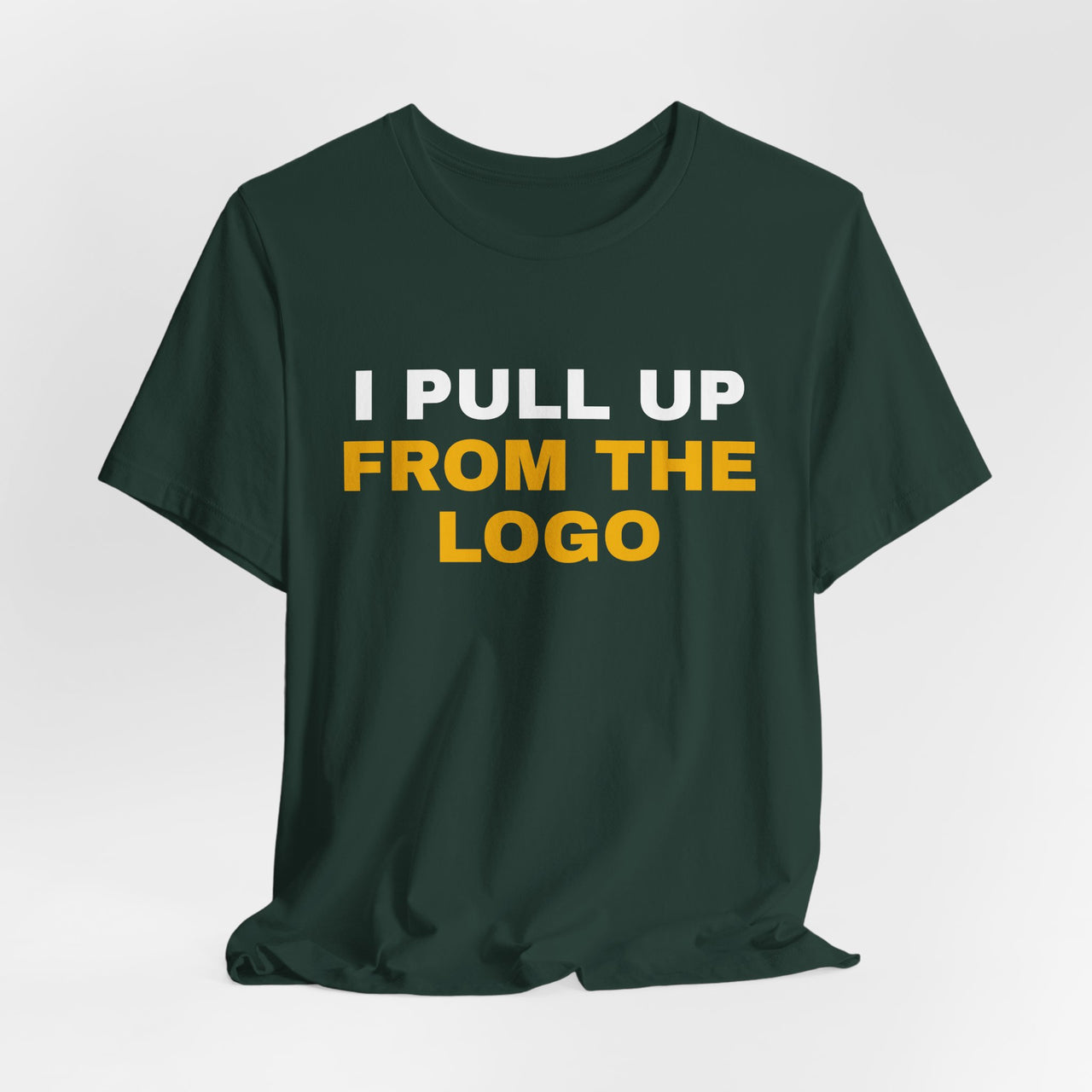 I Pull Up From The Logo — Basketball T-Shirt