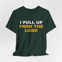 Thumbnail for I Pull Up From The Logo — Basketball T-Shirt