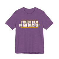 Thumbnail for I Watch Film On My Days Off — Basketball T-Shirt