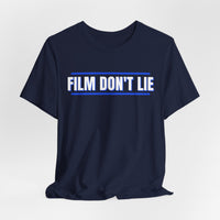 Thumbnail for Film Don't Lie (Royal / Gray) — Football T-Shirt