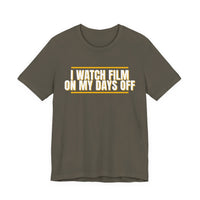 Thumbnail for I Watch Film On My Days Off — Basketball T-Shirt