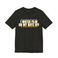 Thumbnail for I Watch Film On My Days Off — Basketball T-Shirt