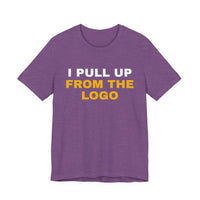 Thumbnail for I Pull Up From The Logo — Basketball T-Shirt