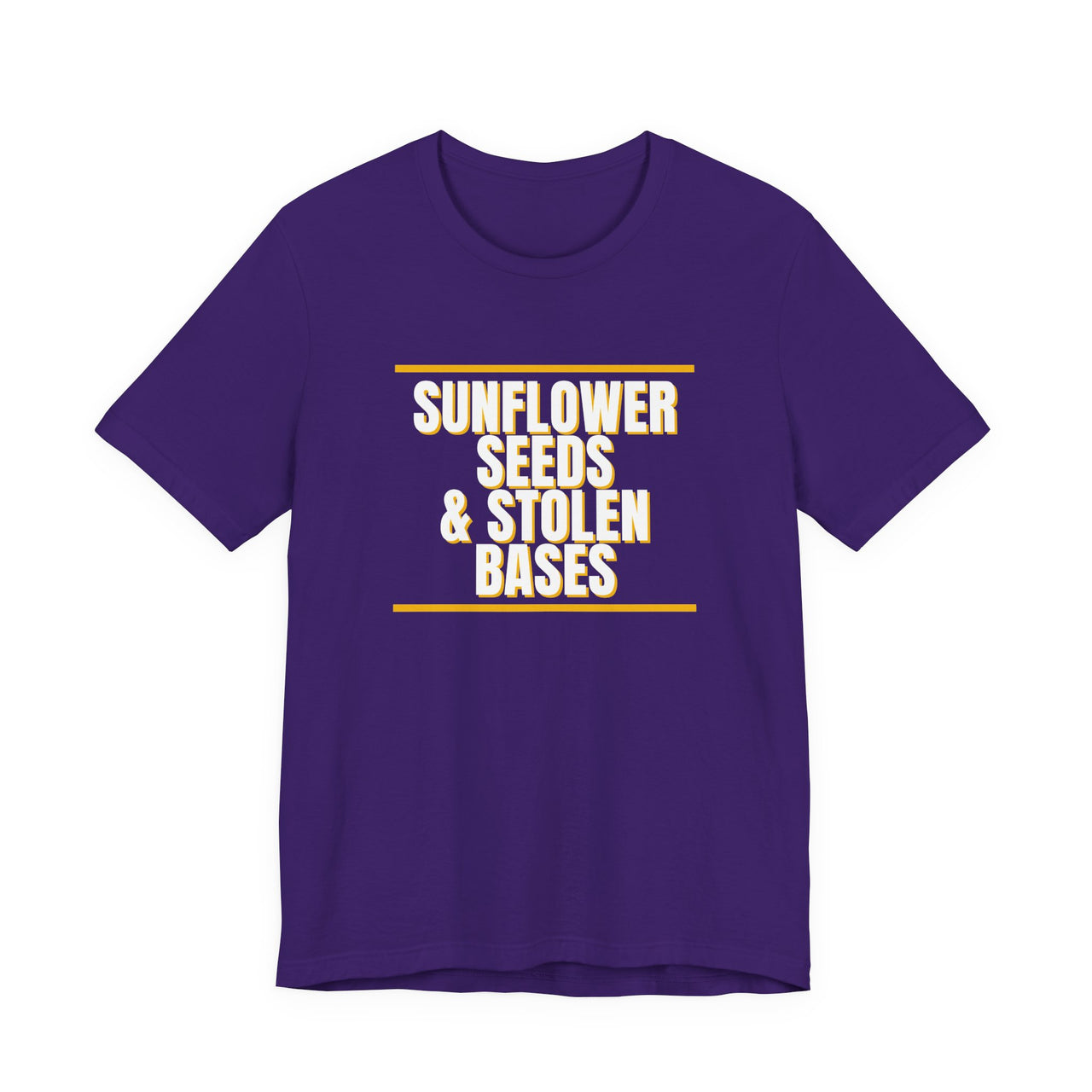 Sunflower Seeds & Stolen Bases — Baseball T-Shirt