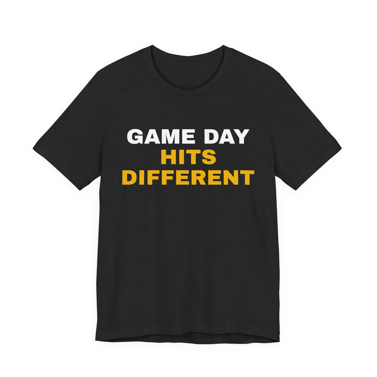 Game Day Hits Different — Football T-Shirt