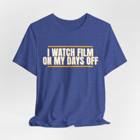 Thumbnail for I Watch Film On My Days Off — Basketball T-Shirt