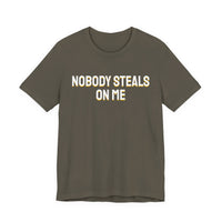 Thumbnail for Nobody Steals On Me — Baseball T-Shirt