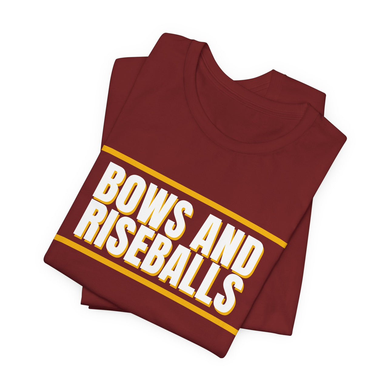 Bows And Riseballs — Softball T-Shirt