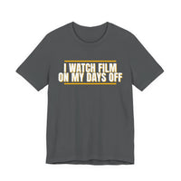 Thumbnail for I Watch Film On My Days Off — Basketball T-Shirt