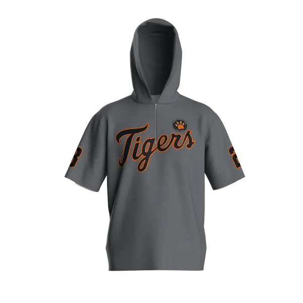1/4 Zip Short Sleeve With Hood Batting Practice Jacket