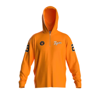 Thumbnail for 1/4 Zip Long Sleeve Batting Practice Jacket With Hood
