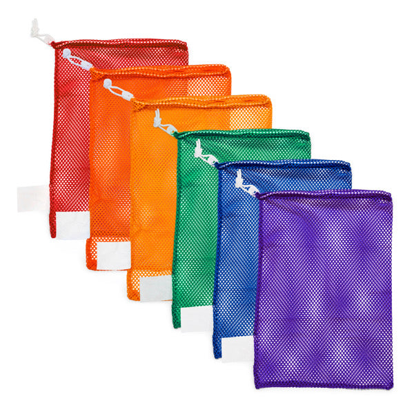 MESH BAGS, SET OF 6 COLORS