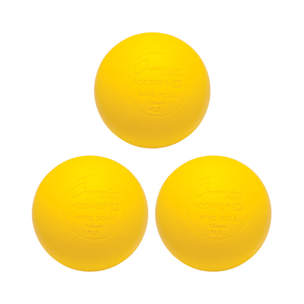 Lacrosse Balls, 3-Pack HoopsKing