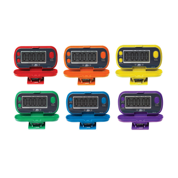 Digital Pedometer, Set of 6