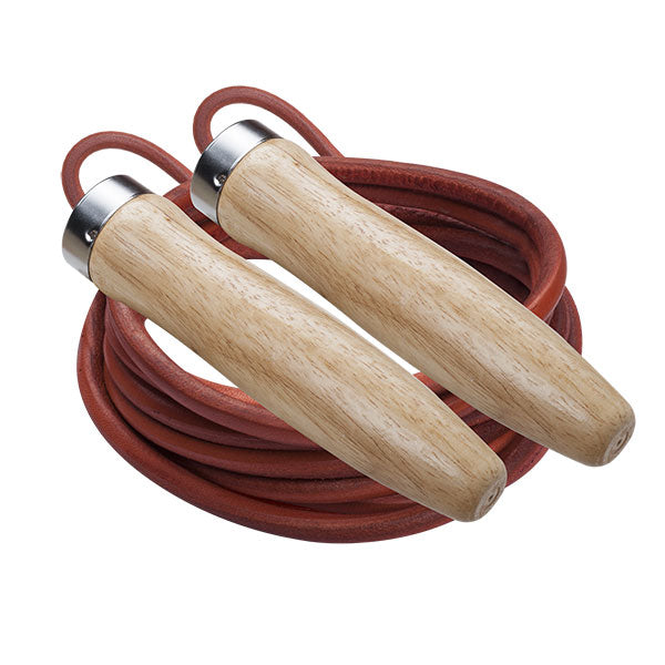 Heavy-Weight Leather Ball Bearing Jump Rope
