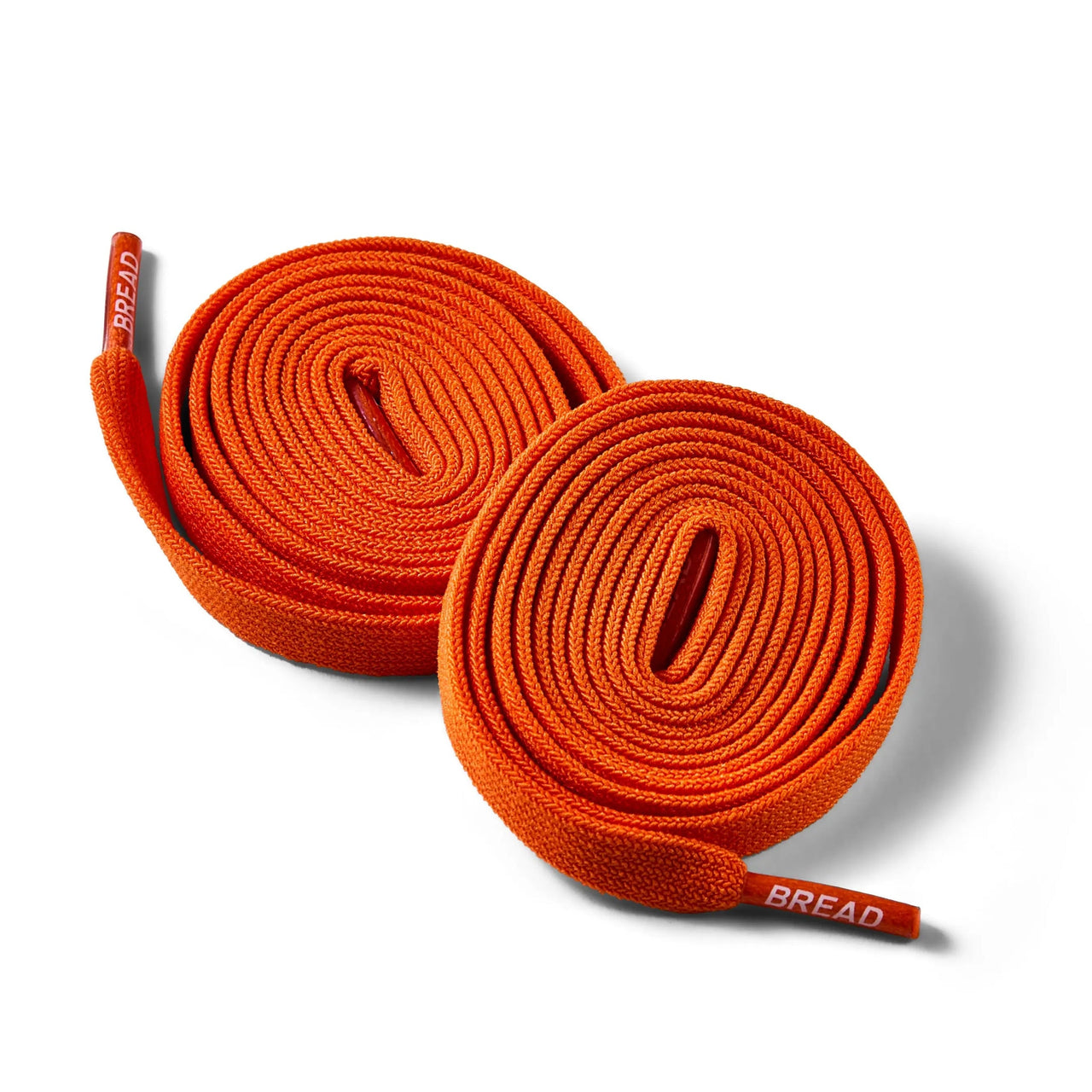 Bread No-Tie Elastic Shoelaces – Coral Orange
